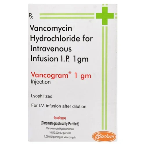 1 GM Vancomycin Hydrochloride For Intravenous Infusion IP