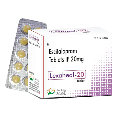 20 MG Escitalopram Tablets IP