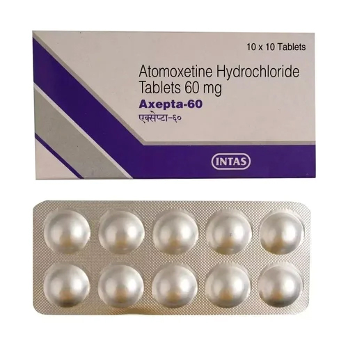 60 MG Atomo xetine Hydrochloride Tablets