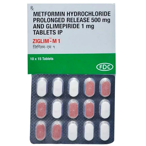 Metformin Hydrochloride Prolonged Release And Glimepiride Tablets IP